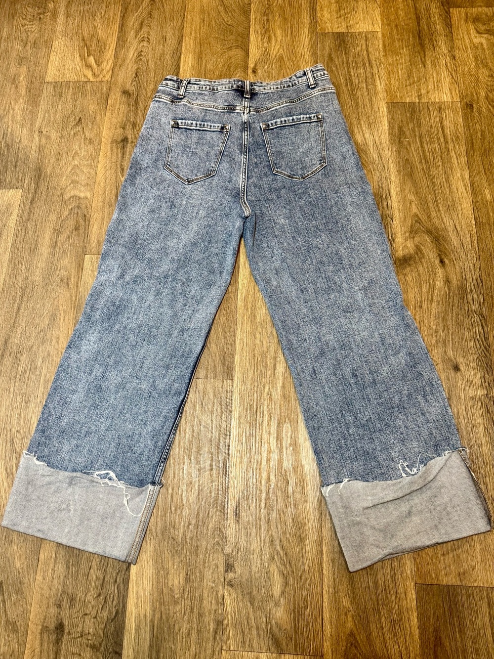 Zenana Outfitters Light Blue Wide Leg Jeans - Picture 3 of 7